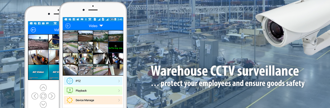 warehouse CCTV surveillance system